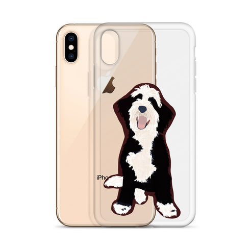 Bernedoodle iPhone Case